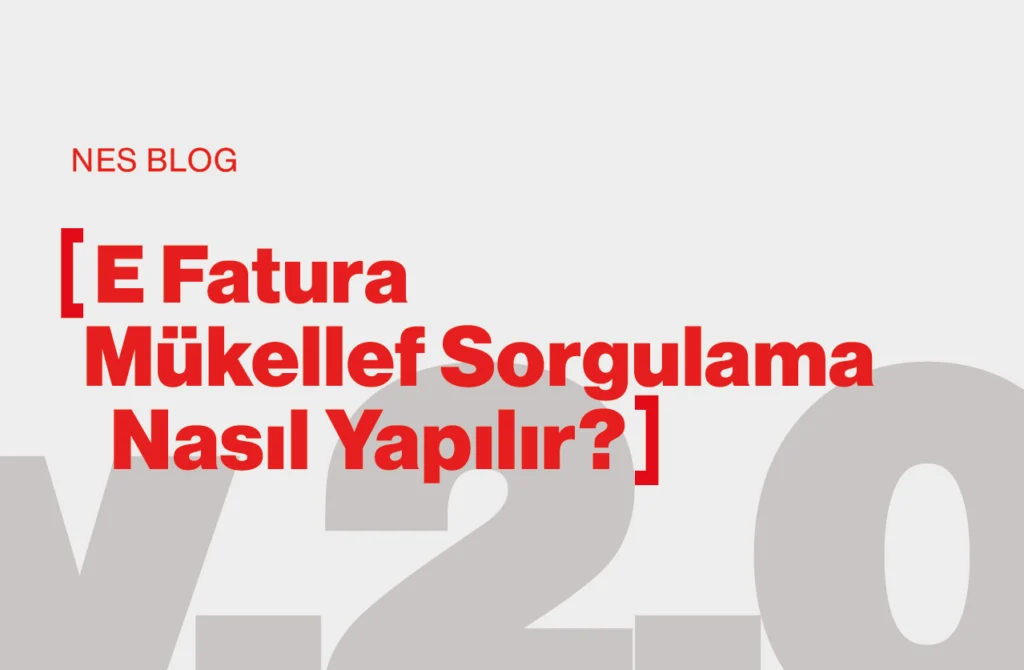 E Fatura Mükellef Sorgulama